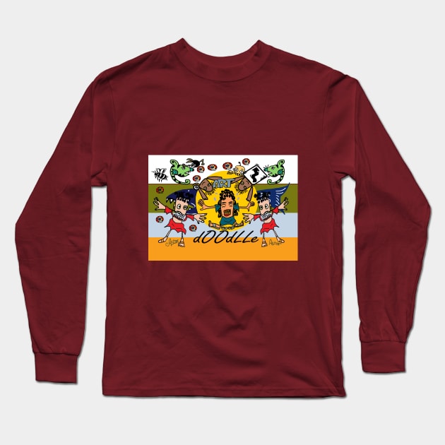 happy ending doodle design Long Sleeve T-Shirt by  FAYORIN